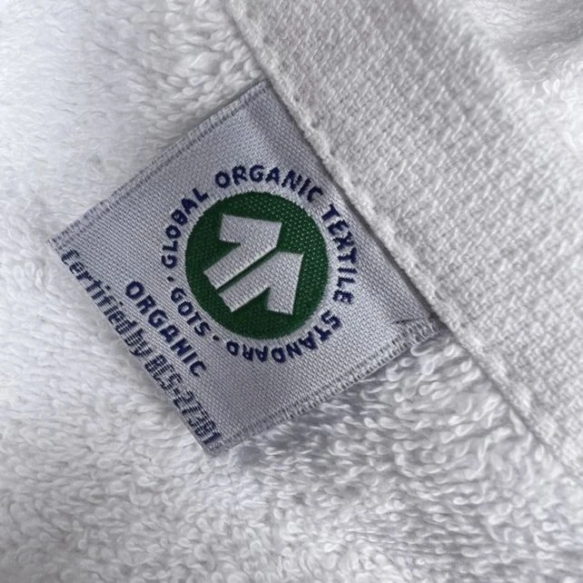 Badlaken van bio-organisch katoen