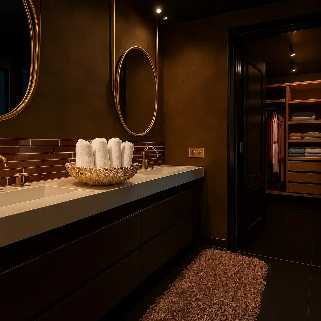 Antiek gouden schaal GALAXA