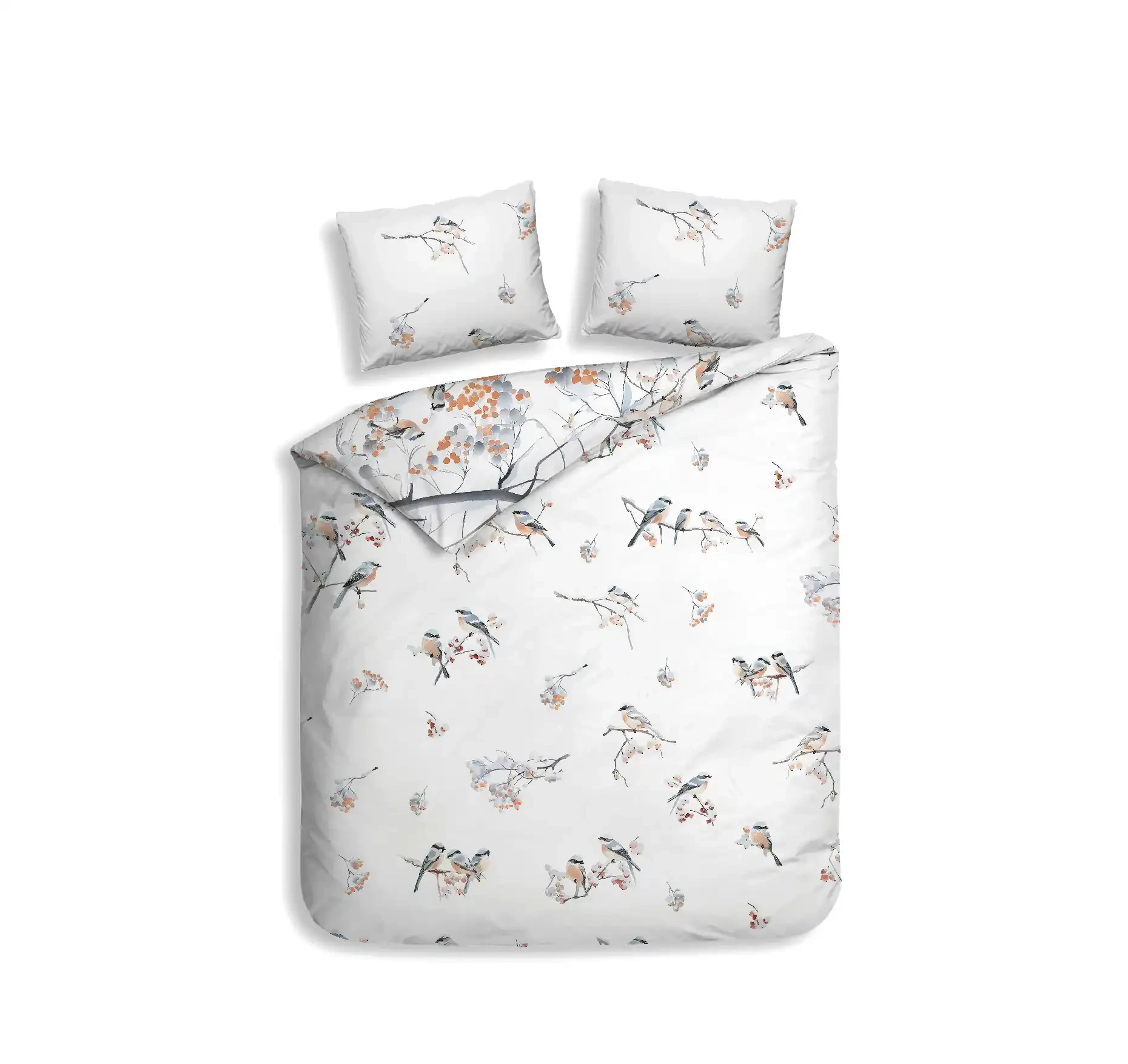 Dekbedovertrek Keno White - 100% Katoen-Satijn