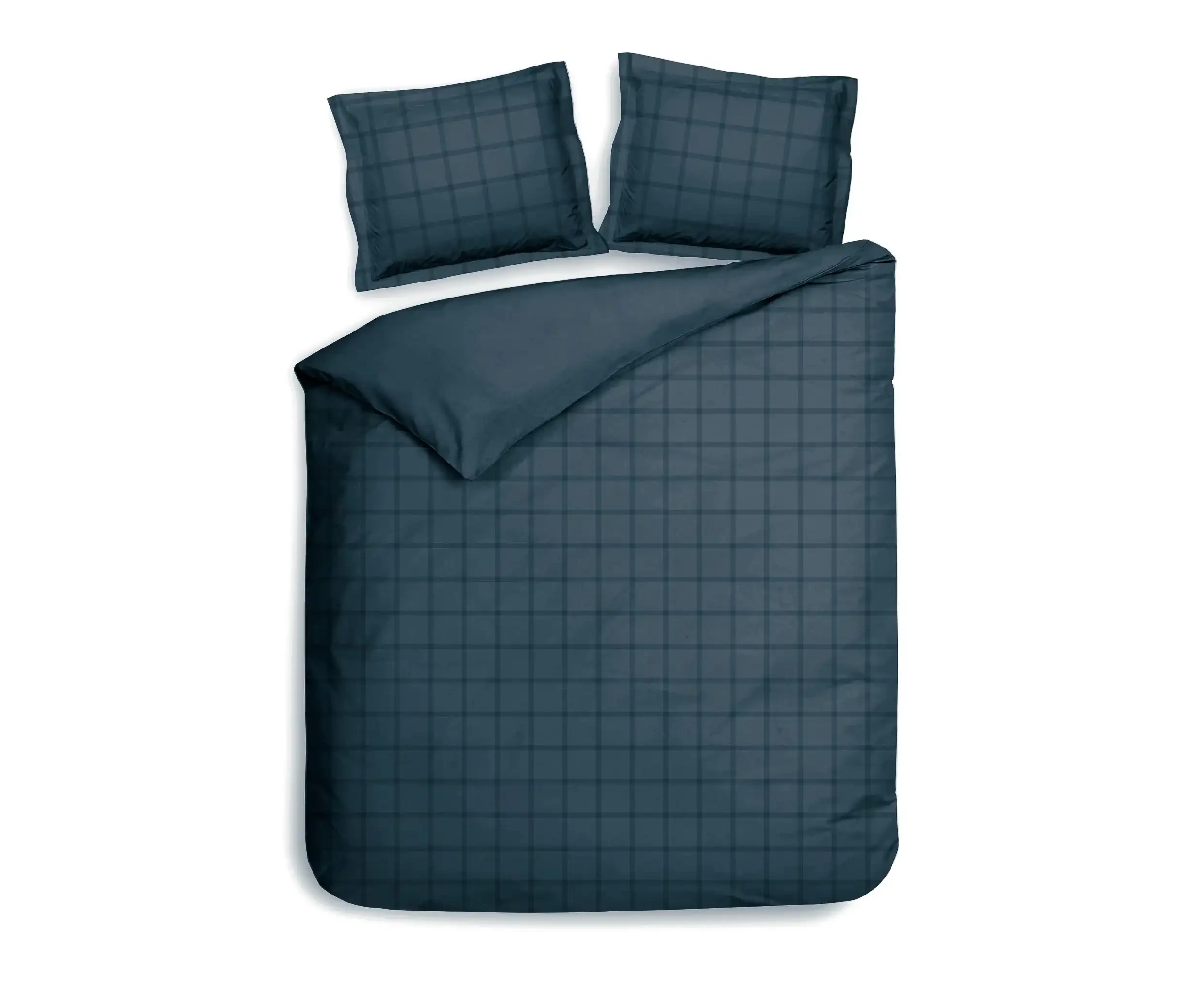 Dekbedovertrek Diamante Maritime Blue - 100% Katoen-Satijn