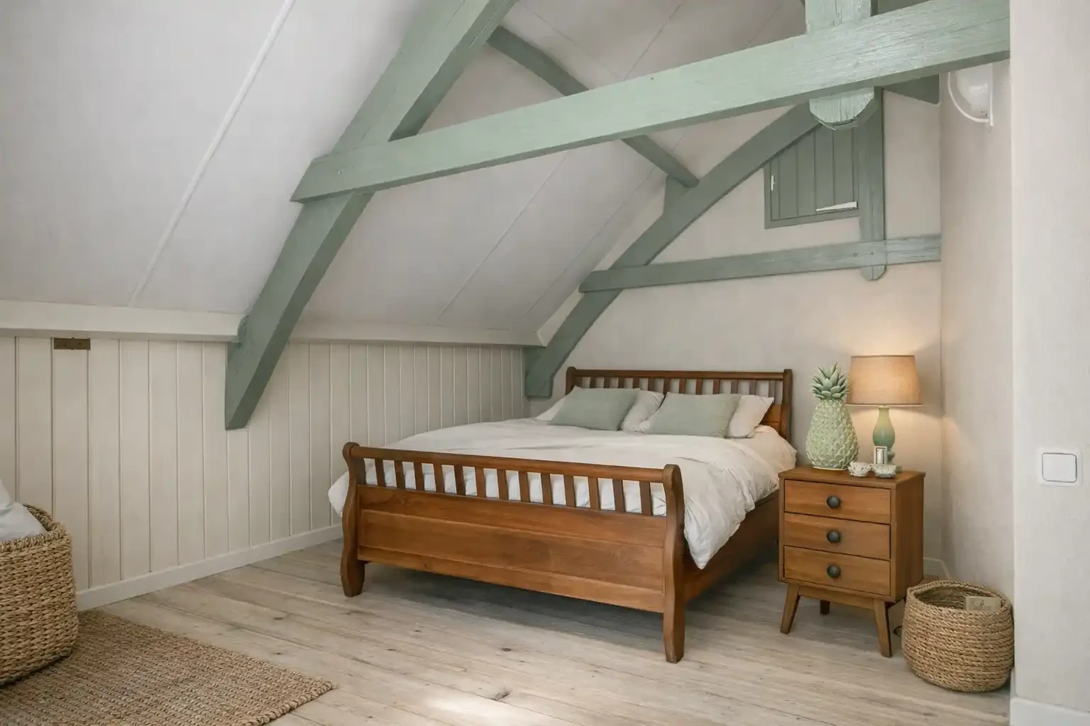 Ornament NANASI keramiek mint groen