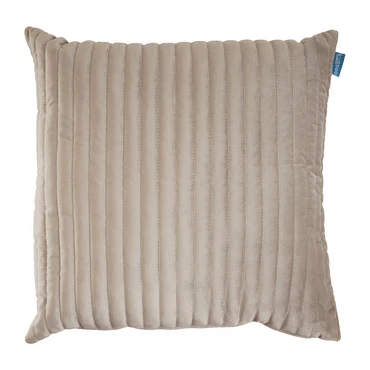 Fluwelen sierkussen met streeppatroon